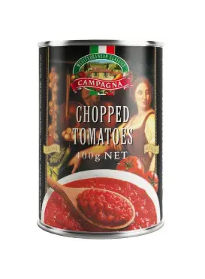 Campagna Chopped Tomatoes & Italian Grade Spaghetti Pasta Bundle - Image 2